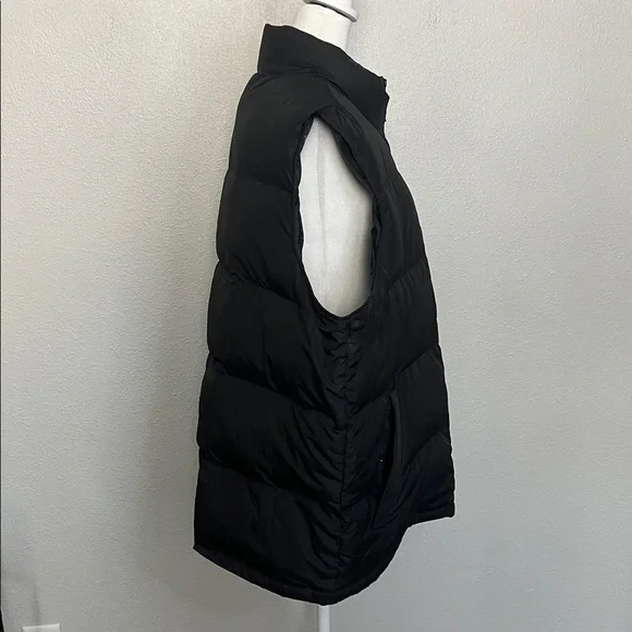 Lands End Down/Feather Puffer Vest Black Size XL - Picture 2 of 8
